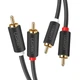 Аудио кабель Ugreen AV104 Hi-Fi 2RCA - 2RCA 1 метр - изображение 1