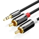 Аудіо кабель Ugreen Hi-Fi jack 3.5 mm - 2xRCA 1.5 метра - зображення 1