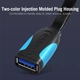 Удлинитель USB-USB 3.0 Vention Flat 5Gbps 2m Black (VAS-A13-B200) - изображение 3