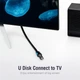 Удлинитель USB-USB 3.0 Vention Flat 5Gbps 2m Black (VAS-A13-B200) - изображение 5