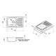 Кухонна мийка з нержавійки Qtap 7850 0,8 мм Satin (QT7850SAT08) - зображення 2