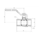Кран шаровой SD Forte 1/2" ВР для газа (ручка) SF600G15 - изображение 2
