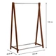 Стійка для одягу Fenster Модус 2 Коричневий 146x100x48,5 - зображення 3