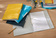 Папка РР Leitz Cosy 2 кольца 25 мм А4 Желтая (4238-00-19) - изображение 4