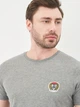 Футболка хлопковая длинная мужская Tommy Hilfiger 10576.2 S Серая - изображение 4