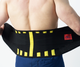 Пояс корсет для тренировок MedAtlantic BODY FITNESS S Черно-желтый (КПО-6М-(yS)) - изображение 5