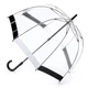 Парасолька жіноча Fulton Birdcage-1 L041 Black White Чорно-білий (L041-015865) - изображение 1