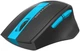 Безпровідна безшумна миша A4Tech FG30S Silent Black/Blue - изображение 2