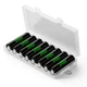 Бокс пластиковый для аккумуляторов Soshine SBC-024, 8x18650, прозрачный - изображение 3