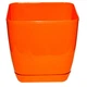 Горшок для цветов Form-Plastic Тоскана Квадро-15 2,5 л оранжевый (0732-003) - изображение 1