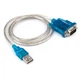 Кабель для передачи данных USB to COM 1.0m transparent Vinga (VCPUSBCOM) - изображение 2