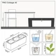 Умный горшок Lechuza Balconera 40 TRIO Cottage прямоугольное 31 x 3 л 42 x 129,5 x 44 см Светло-серый - изображение 2