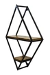 Полиця настінна "РОМБ" Wood In Loft Design в стилі ЛОФТ - зображення 2