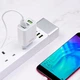 Мережевий зарядний пристрій BOROFONE BA40A Speedway, with 3USB output, QC3.0/QC2.0 18W White (6931474723369) - изображение 5
