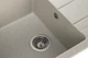 Кухонная мойка гранит GRANADO Mora gris GR2608 + сифон одинарный для кухонной мойки Nova - изображение 4
