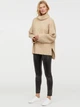 Леггинсы из искусственной кожи женские H&M 0305931_04 XL Черные (LD2000000399126_KAY2000000399126_KZ2000000399126) - изображение 1