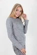 Кофта женская MissFashion 7028 с принтом (Серый 44) - изображение 3