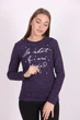 Кофта MissFashion 3006 з принтом (Фіолетовий 44) - зображення 4