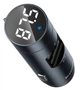 АЗП FM-трансмітер Baseus Energy Column Wireless Quick Charge 3.0 3.1 A Чорний (CCNLZ-C0G) - изображение 4