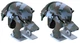 Игровые триггеры для смартфона Baseus Level 3 Helmet PUBG Gadget GA03 Camouflage Синий - изображение 1