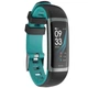 Розумний Фітнес Браслет Supero Smart Band G26 Тонометр Чорно-Бірюзовий - зображення 2