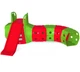 Гірка дитяча з тунелем 130 см Doloni Toys червоно-зелений 01470/3 - зображення 1