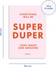 Блокнот Orner Super Duper Розовый (orner-1293) - изображение 4