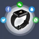 Смарт годинник A-Pro Fit ID116 Plus Smart Bracelet. Фітнес браслет - трекер, тонометр, кольоровий екран. Чорний - зображення 11