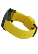 Женские часы NewDay Sh159 на желтом каучуковом ремешке - изображение 2