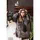 Теплый плед- толстовка двухсторонняя халат с капюшоном и рукавами Huggle Hoodie One Size серый ART:1280 - изображение 3