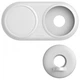 Беспроводное зарядное устройство Baseus Planet 2in1 White (WXPL-B02) - изображение 2