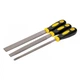 Рашпили по дереву MASTERTOOL GM 3 шт, 200 мм, плоский/круглый/полукруглый (06-0330) - изображение 1