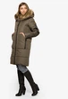 Зимняя длинная женская куртка с мехом Modniy OAZIS 48-50 Хаки (90390/1 48-50) - изображение 3