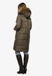 Зимняя длинная женская куртка с мехом Modniy OAZIS 48-50 Хаки (90390/1 48-50) - изображение 4
