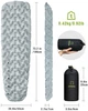 Надувний каримат Atepa Ultralight 450 AM1903 Light Grey (AM1903_LIGHTGREY) - зображення 2