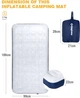 Надувний килимок KingCamp Pumpair Bed Twin KM3606 Blue/Beige (KM3606_BLUE/BEIGE) - зображення 3