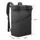 Рюкзак для ноутбука 15.6” BAGSMART черный (BM0140006A001) - изображение 5