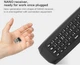 Пульт Air Mouse G7 Black клавиатура с гироскопом и подсветкой - изображение 7