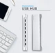 USB-хаб Blueendless H4063U3 USB 3.0 7 портів з блоком живлення hub концентратор - зображення 2