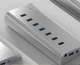 USB-хаб Blueendless H701U3 USB 3.0 7 портів з блоком живлення hub концентратор - зображення 2