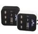 USB HUB Frime 3USB 2.0 USB-SD-TF Black/White (FHC-AllinOne3p2W) - зображення 3