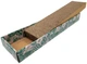 Когтеточка з котячою м'ятою з гофрокартону Croci Homedecor Texture Leaves 48*12,5*5 см - зображення 2