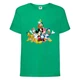 Футболка детская Микки Маус 003 (Mickey Mouse) зеленая (MMS grn 003) 140 см - изображение 1