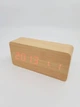 Настольные часы-будильник LED цифровые от USB с термометром Wooden 862 Желто-красный (100019) - изображение 2