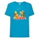 Футболка детская Винни Пух 017 (Winnie Pooh) синяя (WIP blu 017) 128 см - изображение 1