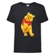 Футболка детская Винни Пух 016 (Winnie Pooh) черная (WIP blc 016) 116 см - изображение 1