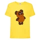 Футболка детская Винни Пух 009 (Winnie Pooh) желтая (WIP yel 009) 128 см - изображение 1