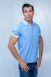 Футболка поло TvoePolo однотонне XL Синє (5718-22xl) - зображення 1