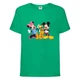 Футболка детская Микки Маус 011 (Mickey Mouse) зеленая (MMS grn 011) 140 см - изображение 1