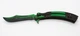 Нож Деревянный бабочка складной Тренировочный балисонг зеленый, CS GO Butterfly Knife Gamma Doppler Emerald - изображение 2